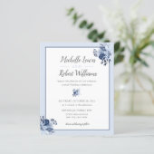 バジェットかわいらしグレーネイビーブルーフローラズ結婚 (スタンド正面)