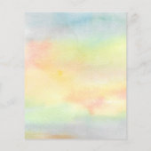 バジェットこ来このサンベビーシャワー招待状 (裏面)