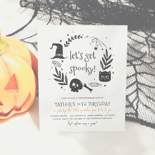 バジェットでハロウィン不気味の誕生日パーティーを
