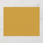 バジェットはっきりしたイエローシックモダンウェディング招待 (裏面)