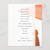 バジェットはっきりしたゴールドフォイルGRAD写真発表Fly チラシ (裏面)