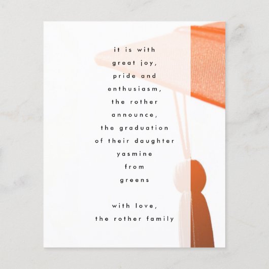 バジェットはっきりしたゴールドフォイルGRAD写真発表Fly チラシ (裏面)