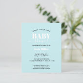 バジェットはっきりしたブルーホワイトボーイベビーシャワー (スタンド正面)