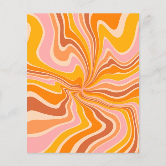 バジェットはGroovyピンクオレンジガールを取得しよう誕生日 (裏面)