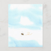 バジェットばあちゃん – ビー赤ちゃんシャワー招待状 (裏面)