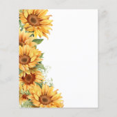 バジェットひまわりエレガントのブライダルシャワー チラシ (裏面)