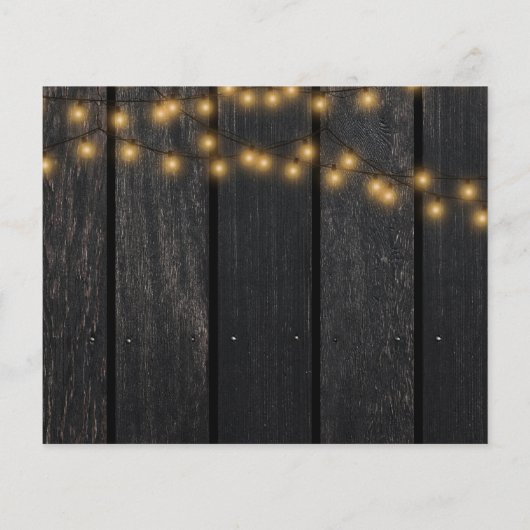 バジェットひまわり素朴な結婚式のsvpカードFLYER チラシ (裏面)