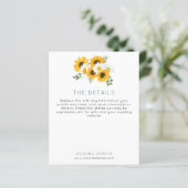 バジェットひまわり結婚の詳細囲い (スタンド正面)