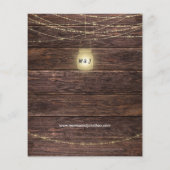 バジェットひまわり、ウッドメイソンのストリングライト結婚ズ (裏面)