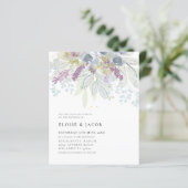 バジェットほこりっぽい青い水の色の結婚葉 (スタンド正面)