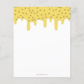 バジェットアイスクリームパーティー誕生日招待 (裏面)