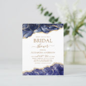 バジェットアガテネイビーブルー金ゴールドブライダルシャワー (スタンド正面)