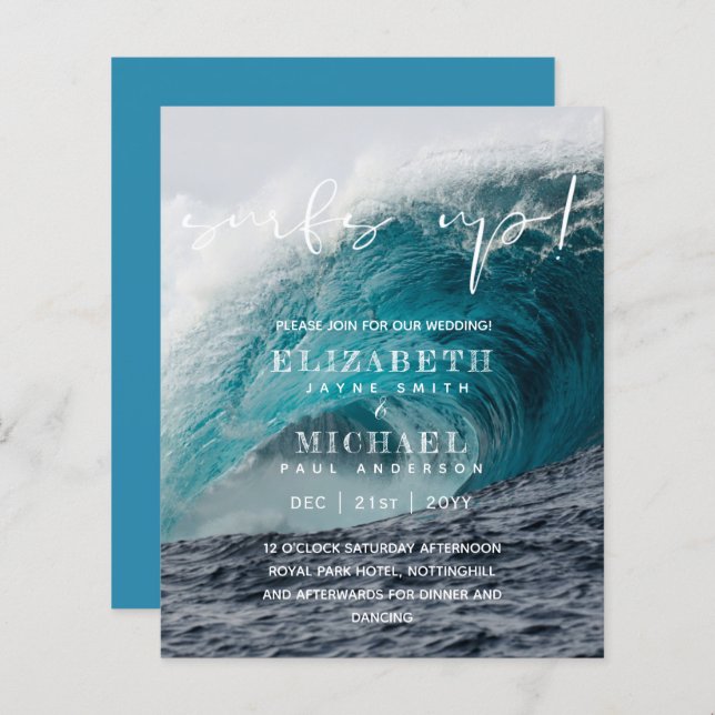 バジェットアクアサーフアップタイドビーチ先 (正面/裏面)