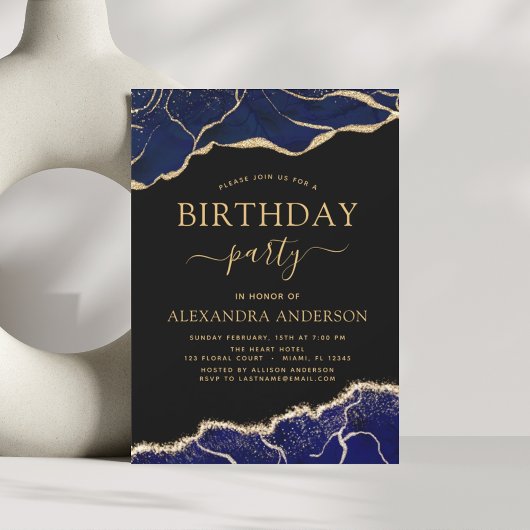 バジェットアゲイト海軍ブルー誕生日パーティー任意の年齢