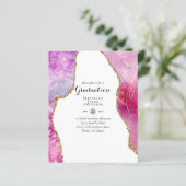 バジェットアゲテエクシデーションパーティー招待状グリッターグラム (スタンド正面)