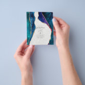 バジェットアゲテエクシデーションパーティー招待状グリッターグラム チラシ (手)