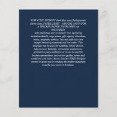 バジェットアゲテエクシデーションパーティー招待状グリッターグラム チラシ (裏面)