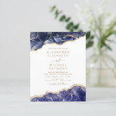 バジェットアゲートネイビーブルー金ゴールドブルー結婚ズ (スタンド正面)