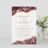 バジェットアゲートブルガンディ金ゴールドブランチ&バブリー (スタンド正面)