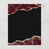 バジェットアゲートブルガンディ金ゴールドブランチ&バブリー チラシ (裏面)