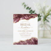 バジェットアゲートブルゴーニュブライダルシャワールンチョン金ゴールド (スタンド正面)