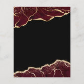 バジェットアゲートブルゴーニュブライダルシャワールンチョン金ゴールド チラシ (裏面)