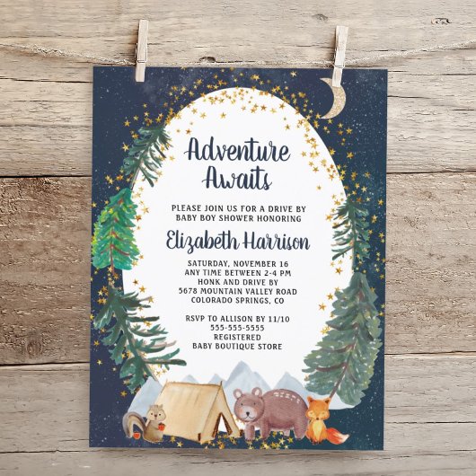 バジェットアドベンチャーはベビーシャワーでドライブ待ち