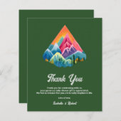 バジェットアドベンチャー待ちベビーシャワーありがとう (正面/裏面)