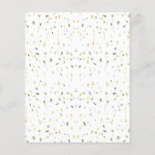 バジェットアニマルジャングルパーティーベビーシャワー招待状 (裏面)