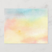 バジェットアニマルズバーチャルベビーシャワー招待状 (裏面)