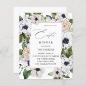 バジェットアネモネホワイトフローライースターディナー (正面/裏面)