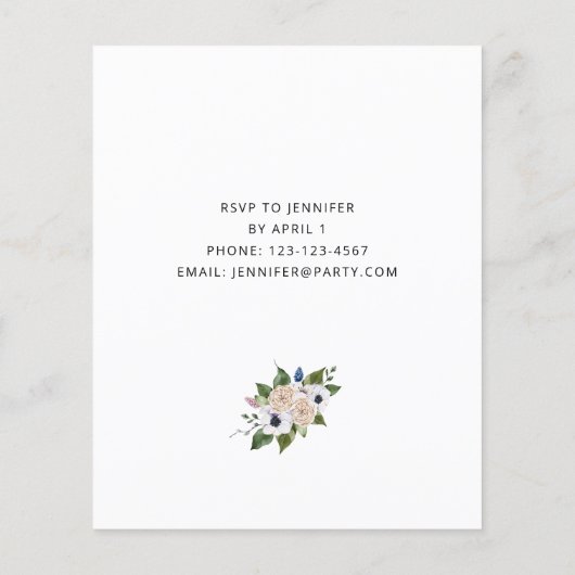 バジェットアネモネホワイトフローライースターディナー (裏面)