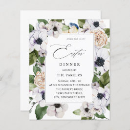 バジェットアネモネホワイトフローライースターディナー