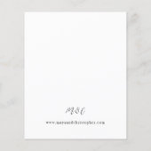 バジェットアネモン&ユーカリプトゥスウィンター結婚フローラ (裏面)