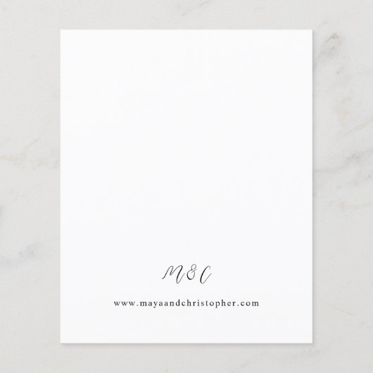 バジェットアネモン&ユーカリプトゥスウィンター結婚フローラ (裏面)