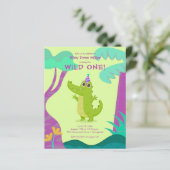 バジェットアリゲーターキッドの誕生日招待状 (スタンド正面)