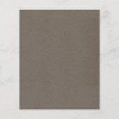 バジェットアリトルバニーベビーシャワー招待状 チラシ (裏面)