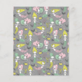 バジェットアンダーザシーマーメイド誕生日招待状 (裏面)