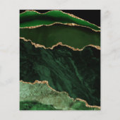 バジェットアーチハンターグリーン金ゴールドアゲートウェディングアグッズ (裏面)