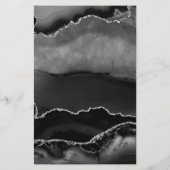 バジェットアーチブラックシルバーゲート結婚式招待状 (裏面)