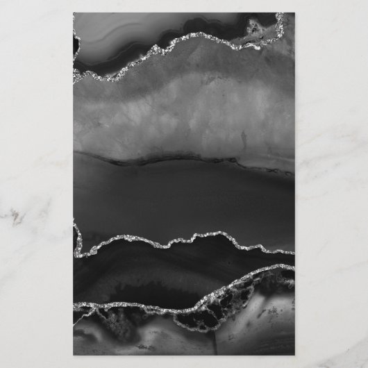 バジェットアーチブラックシルバーゲート結婚式招待状 (裏面)