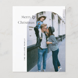 バジェットアーチメリークリスマスグリーティングカード チラシ