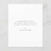 バジェットアーチメリークリスマスグリーティングカード チラシ (裏面)