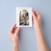 バジェットアーチメリークリスマスグリーティングカード チラシ (手)