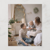 バジェットアーチメリークリスマスグリーティングカード チラシ (裏面)