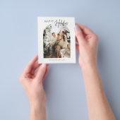 バジェットアーチメリークリスマスグリーティングカード チラシ (手)