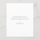 バジェットアーチメリークリスマスグリーティングカード チラシ (裏面)