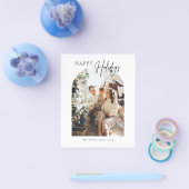 バジェットアーチメリークリスマスグリーティングカード チラシ (シングル)