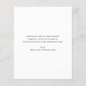 バジェットアーチメリークリスマスグリーティングカード チラシ (裏面)