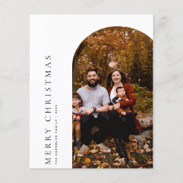 バジェットアーチメリークリスマスグリーティングカード チラシ